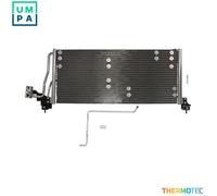 Condenser, air conditioning THERMOTEC KTT110028 For OPEL, CHEVROLET