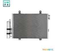 Condenser, air conditioning THERMOTEC KTT110086 For RENAULT