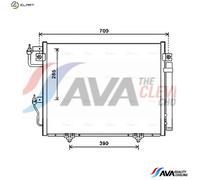 Air Conditioning Condenser Auto Fits Mitsubishi AVA Clever Choice MT5231D