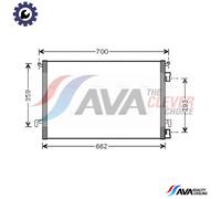 CONDENSER AIR CONDITIONING OLA5397 FOR FIAT VAUXHALL VECTRA/Mk/II SIGNUM OPEL
