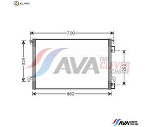 CONDENSER AIR CONDITIONING OLA5397 FOR FIAT VAUXHALL VECTRA/Mk/II SIGNUM OPEL