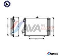 AVA PEA5295D Cooling Condenser