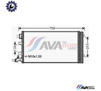 CONDENSER AIR CONDITIONING RTA5449D FOR RENAULT SCENIC/III/GRAND FLUENCE 1.4L