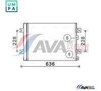 PRASCO RTA5467D Air conditioning condenser