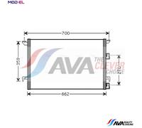 CONDENSER AIR CONDITIONING SBA5060 FOR CADILLAC SAAB Z19DTH 1.9L 4cyl BLS Wagon