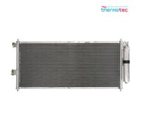 Condenser, air conditioning THERMOTEC KTT110083 For NISSAN