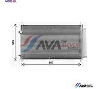 CONDENSER AIR CONDITIONING TO5773D FOR TOYOTA 1NZ-FXE 1.5L 4cyl YARIS