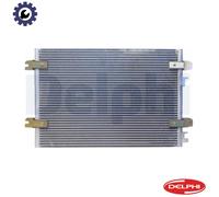 Air conditioning condenser DELPHI TSP0225510 for DACIA LOGAN (LS_) 1.5 2006-2012