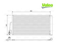 Condenser, air conditioning VALEO 814409 For MINI