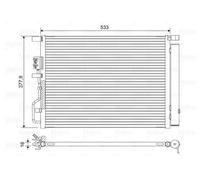 Condenser, air conditioning VALEO 822612