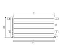 Condenser, air conditioning VALEO 822650