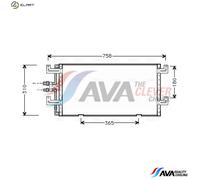 AVA COOLING SYSTEMS VN5145 Air conditioning condenser