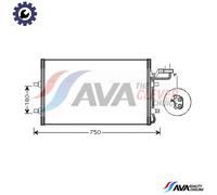 CONDENSER AIR CONDITIONING VO5149 FOR VOLVO V50 C30 C70/II/Convertible S40 1.8L