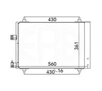 Condenser CG426G 43175 CN5274 350203004000 PEUGA225 945794 161982 6455 GY