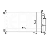 ERA 667069 Air conditioning condenser