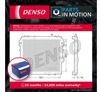 Condenser DRM50069 Denso 164000L140 Genuine Top Quality Replacement New
