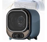 Condenser Dryer, Small Portable Condenser Dryer, 5 Drying Modes, 0-200 Minutes Hot Cold Air 3D Drying, Wall Mountable With 0.8kg Load Capacity, Ideal Counter Top Solution(Electroplated blue)