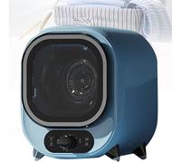Condenser Dryer, Small Portable Condenser Dryer, 5 Drying Modes, 0-200 Minutes Hot Cold Air 3D Drying, Wall Mountable With 0.8kg Load Capacity, Ideal Counter Top Solution(Blue)
