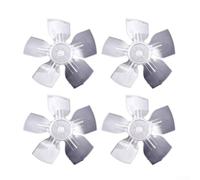 Condenser Fan Blade Set 5-Blade Motor Assembly Replacement Cooling with 6.9mm Hub Hole 170mm 200mm Industrial Grade(Plastic 170mm)