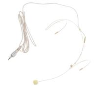 Condenser Mic Wired Headset Microphone Beige for Lectures
