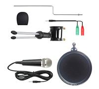 Condenser Microphone Bundle Professional Cardioid Studio Microphone Adjustable for Recording&Broadcasting
