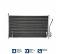 Condenser NISSENS 94432 for FORD