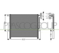 PRASCO BM802C001 Air conditioning condenser