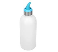 Condiment Squeeze Bottles, Olive Oil Squeeze Bottle Squirt Bottle Squeeze Cooking Bottle 450ml Food Grade PP Resin for Jam, Salad Dressing, Soy Sauce, Oil (Blue)