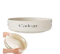 Condiments Organizer - Round Condiment Holder Rack Carousel - Anti-Slip Cabinet Pantry Countertop Turntable Organizer, Multi-Functional Rotating Storage Rack for Condiments
