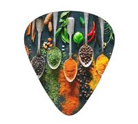 Condiments Spices Acoustic Guitar Picks - Premium Guitar Plectrum For Bass And Electric Guitar