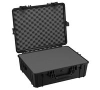 Condition 1 25" XL Waterproof Protective Hard Case with Foam, Black - 25" x 20" x 8" #839 IP67 Watertight Dust Proof and Shock Proof TSA Approved Portable Trunk Carrier