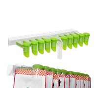 Condition Shelf Organizer For Cabinet: Seasoning Clip Storage Organizer, Without Drill Clamp Storage Tray | Kitchen & Kitchen Storage