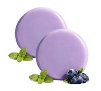 Conditioner Bar,Blueberry Extract, Shea Butter, Orange Oil for Reduced Breakage, Frizz Control & Scalp Health - Thinning Dry Hair Care for Women Men (2PC)