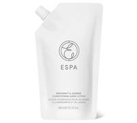 Conditioning Hand Lotion refill Pouch 400ml Bergamot and Jasmine ESPA White One Size