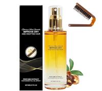 Conditioning Oil Spray Scalp & Hair Strengthener Leave-ln, Improve Dry and Frizzy, For Dry and Knotted Hair, The Package Includes a Comb (1pcs)