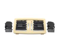 Conditioning Outlet Frame Compatible With BMW 545i 550i 2003-2009 Car Rear Center Console Air Conditioning Vent Grille Cover Panel Repair Replacement Accessories(Beige)