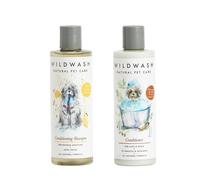 Conditioning Shampoo 250ml and Conditioner for sensitive Skin 250ml Set - Hydrates Against Dry Flaky Skin - With Honey for Healthy Strong Hair - Helps Detangle Long Haired Dogs - Natural