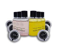 Conditioning Shampoo + Refreshing Bath & Shower Gel 30 mil Bottles + 15gm Mini Small Bath Soap - Pack of 300(100 Each) - Elite