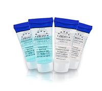 Conditioning Shampoo + Refreshing Bath & Shower Gel for Body Wash. Euro 20 mil Tubes for Hotels B&B Guest House Pack of 100 (50 Each)