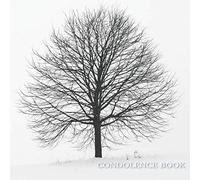 Condolence Book: A Memorial Guest Book for Funeral | Celebration of Life | Grief Guest book memorial service 50 Tree designed Blank Pages