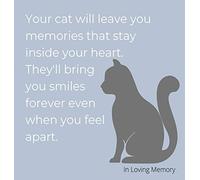 Condolence book for cats (hardback cover)
