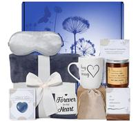 Condolences Gift Basket for Loss, Sympathy Gift Baskets, Bereavement Memorial Gifts for Funeral, Sorry for Your Loss of Mom Dad Husband Daughter Friend Loved One