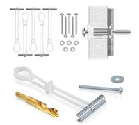 CondoMounts MSK8001 Steel Stud TV Mounting Kit | Metal Stud Anchors | TV Mount Metal Studs | Holds 200lbs on Steel Stud | Includes 6 Elephant Anchor (1/4) Set & 1-Pilot Head Titanium Drill Bit