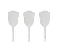 Condor | AXE Wing Slim Dart Flights | Clear | Short | Slim Standard Shape | Integrated Shaft System for Enhanced Accuracy & Stability.