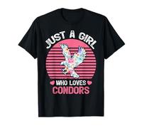 Condor Bird Lover Tee Just A Girl Who Loves Condors T-Shirt