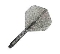 Condor Darts Lame Glitter Flight Standard Short Smoke Silver