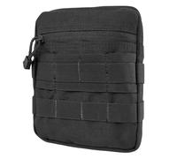 Condor General Purpose Pouch Black, 6 1/4" W x 7 1/4" H x 1 1/2" D