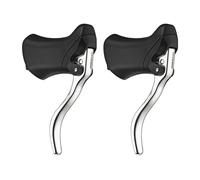 Condor Road Brake Levers SILVER/BLACK-TEKTRO LOGO PAIR