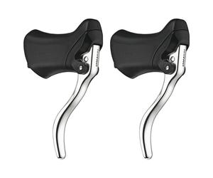 Condor Road Brake Levers SILVER/BLACK-TEKTRO LOGO PAIR