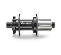 Condor Supremacy Thru-Axle Rear 6-Bolt Disc Hub | Shimano and Campagnolo Freehub BLACK 32H - SHIMANO